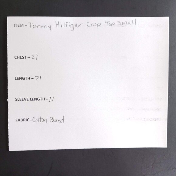 Tommy Hilfiger Crop Pullover Womens Size Small White Blue Drawstring Waist - Picture 6 of 7